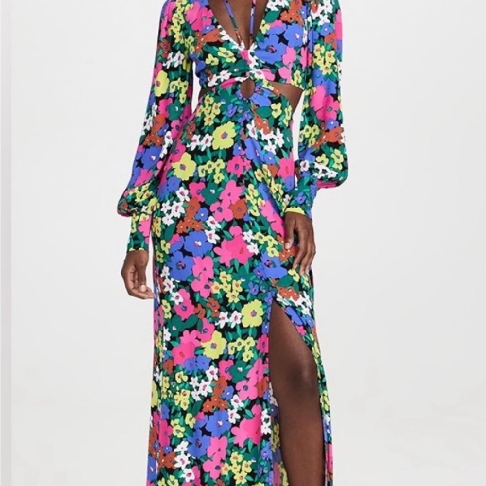 AFRM Dialli Cutout Long Sleeve
Maxi Dress M